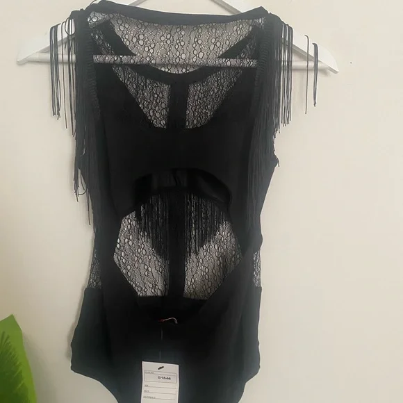 Festival Fringe and Lace Bodysuit - Picture 9 of 9